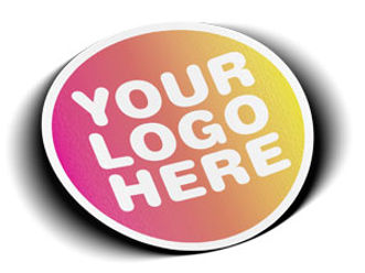 Custom printed sticker label
