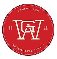 Image of a circle with WG Baker Logo Automotive Repairs, Est 1989.png