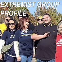 People below a heading that reads "Extremist Group Profile"