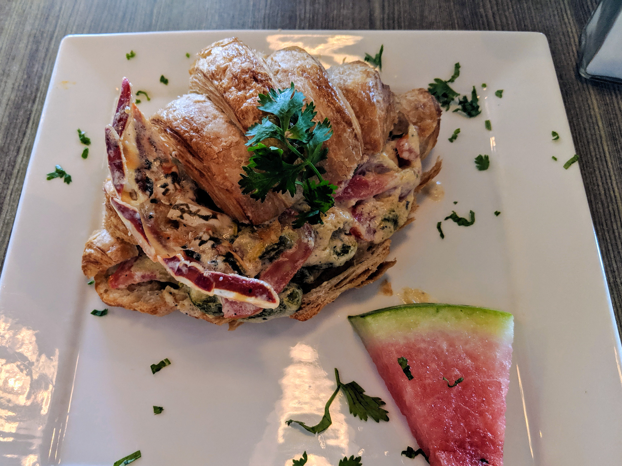 Flight Cafe Lobster Croissant - yum!