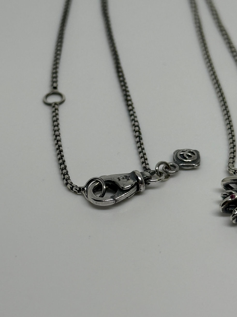 Thumbnail: David Yurman StarBurst Necklace with pink Sapphires