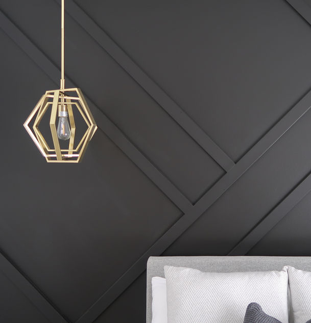 Bedroom, pendant light