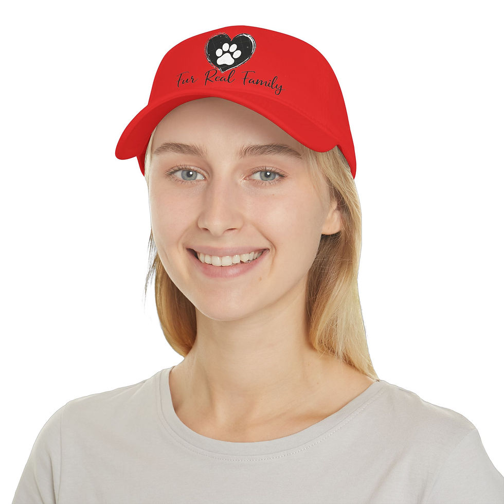 Thumbnail: Fur-Real Family™ Paw Print Low-Profile Baseball Cap | Fur Real Collection