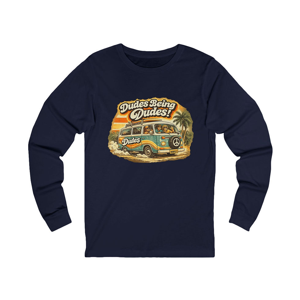 Thumbnail: Dudes Being Dudes Vintage VW Bus Long Sleeve Tee