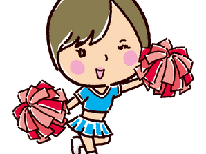 ミニスカートは履けませんが、そこいらのチアリーダーには負けません!? 笑