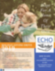 ECHO Holiday Giving Campaign Thanksgivin