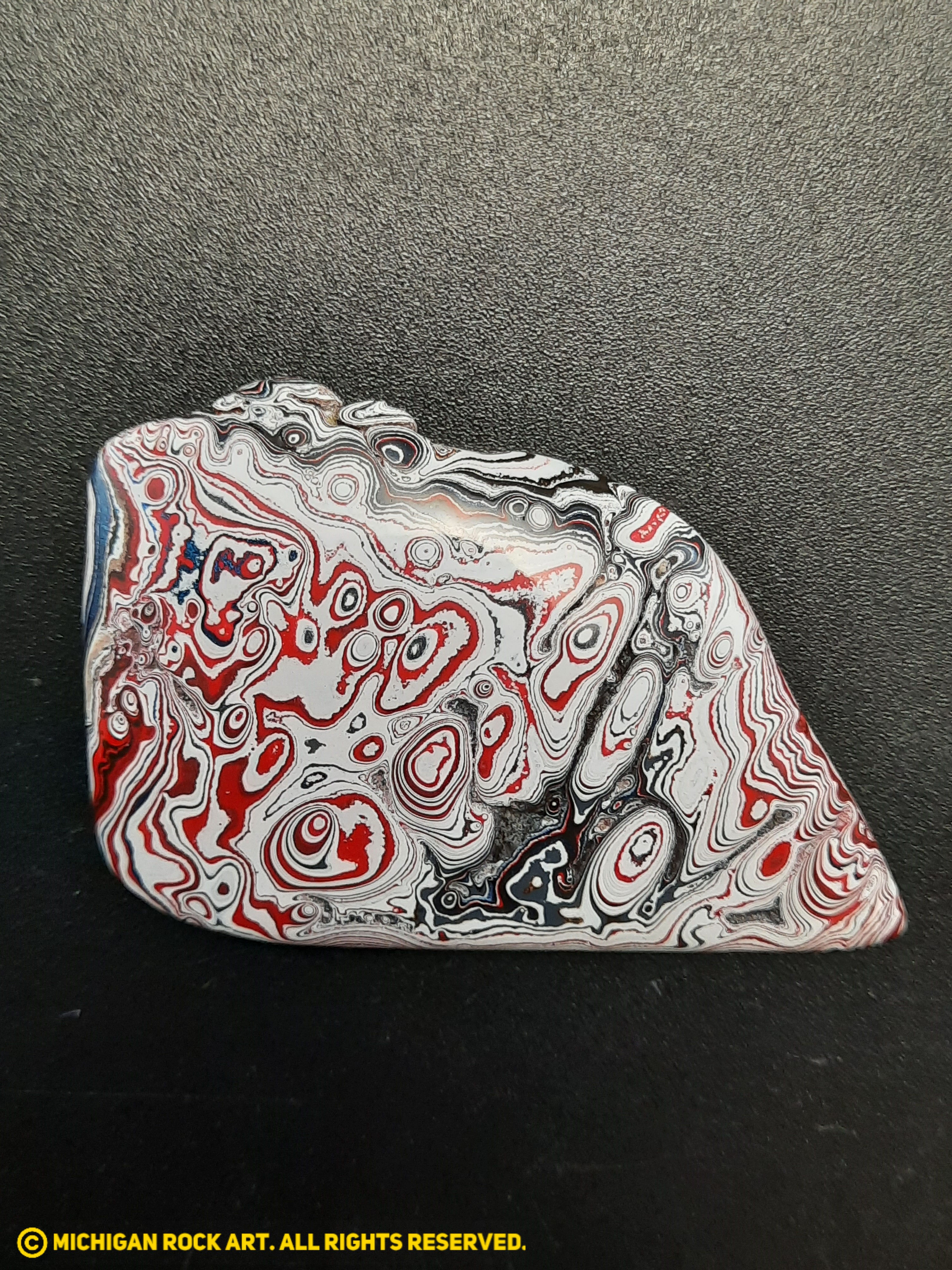 Jeep Fordite Bubbly (High Gloss Polish Finished on 2 Sides)