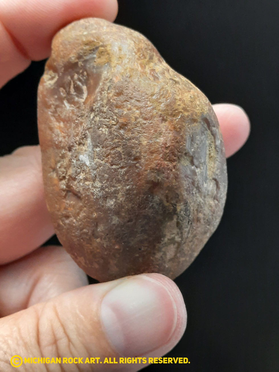 Thumbnail: Lake Superior Banded Agate (Flat Face Polished) 3.0 oz.