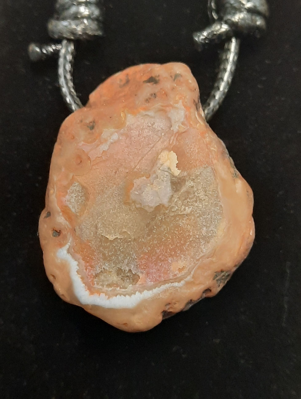 Thumbnail: Michigan Lake Superior Banded Agate Pendant