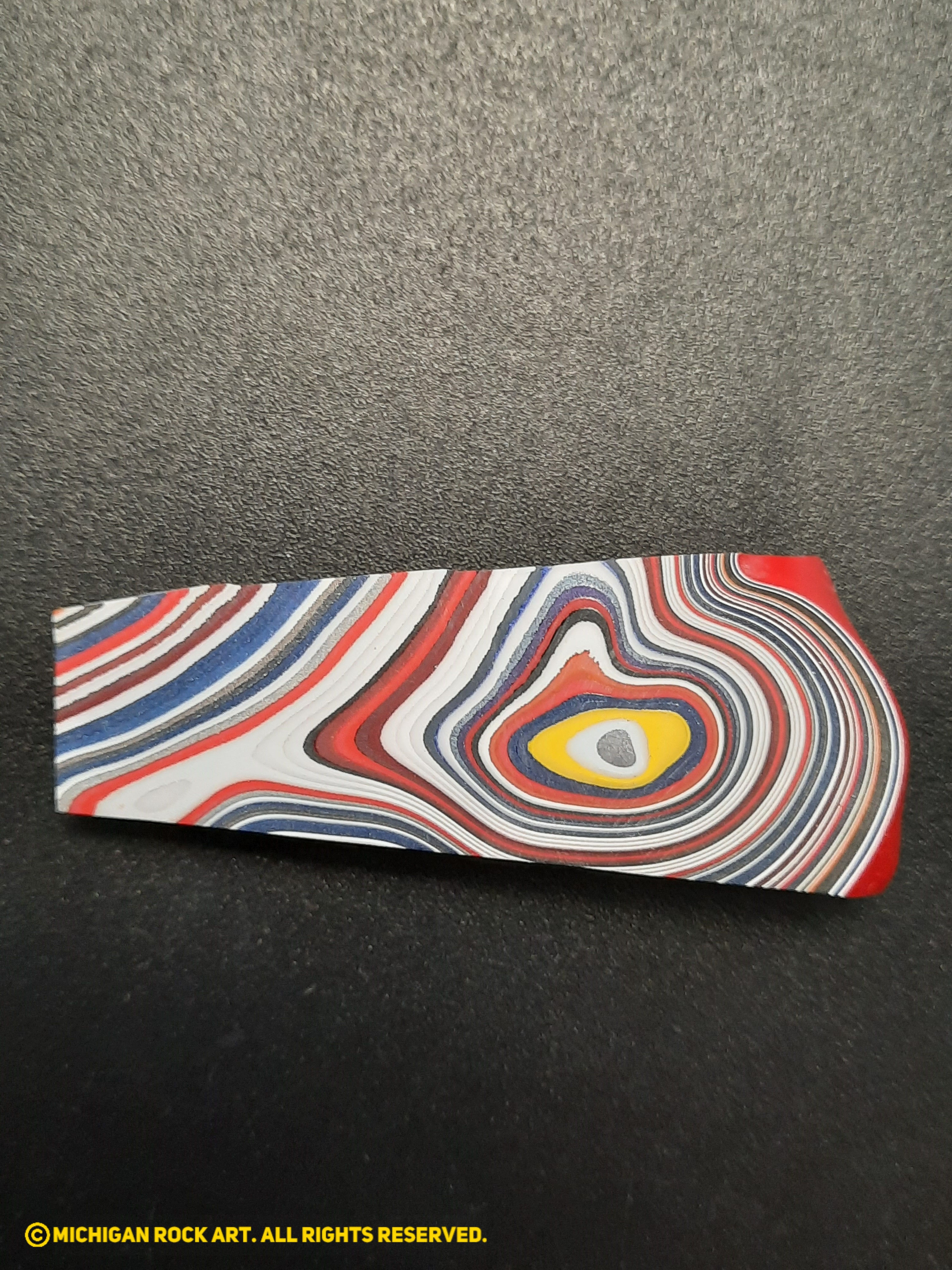Kenworth Fordite Display Piece (Sanded)
