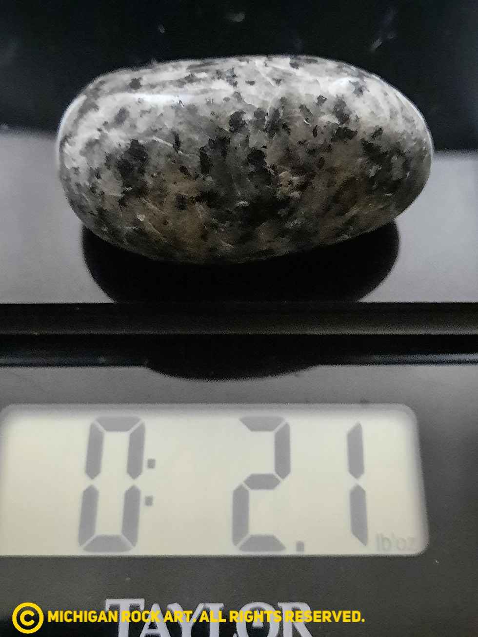 Thumbnail: Michigan Polished Emberlite Sodalite Fluorescent Bearing Syenite Palm St