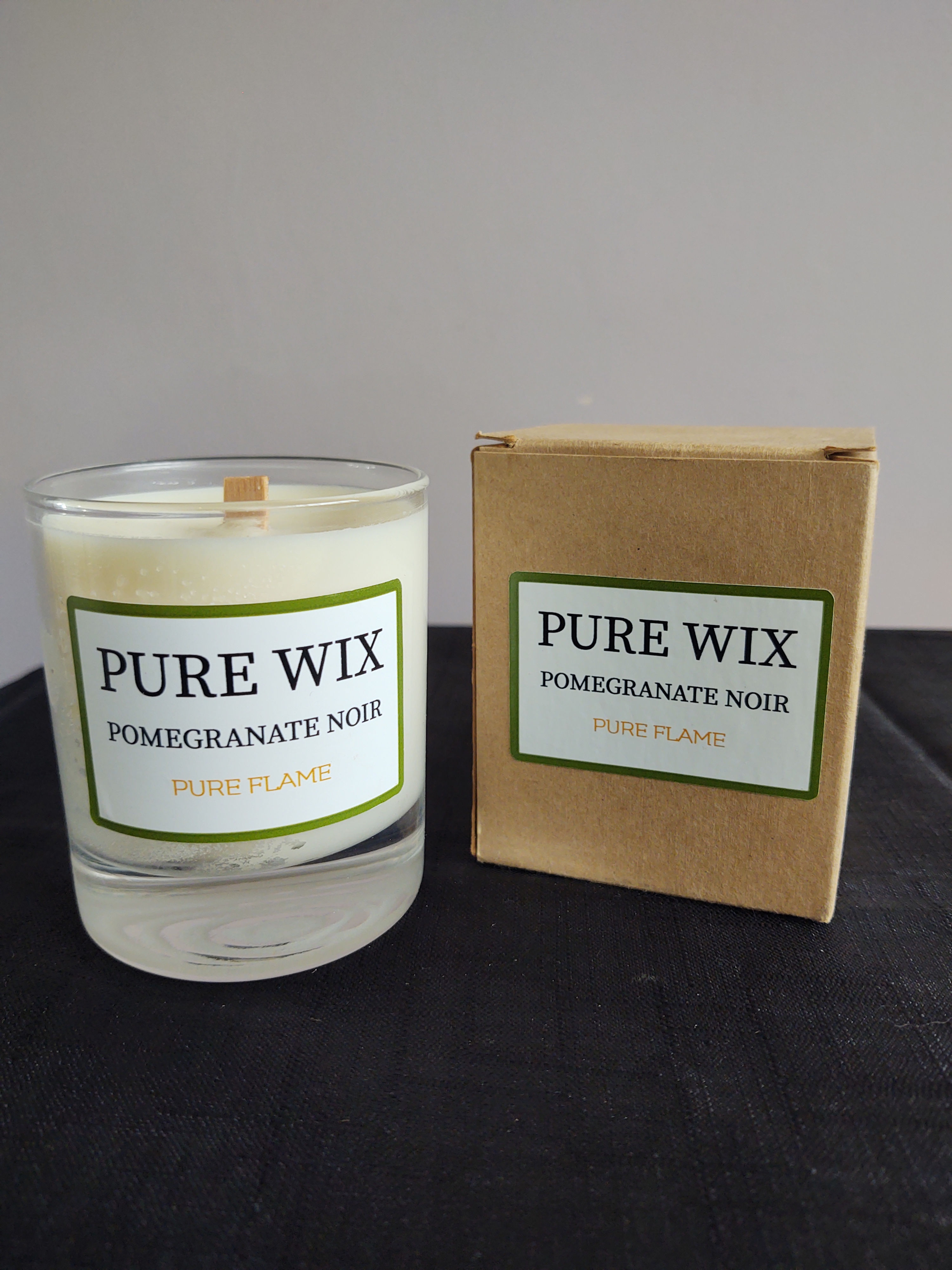 Pomegranate Noir Maple Wick Luxury Candle