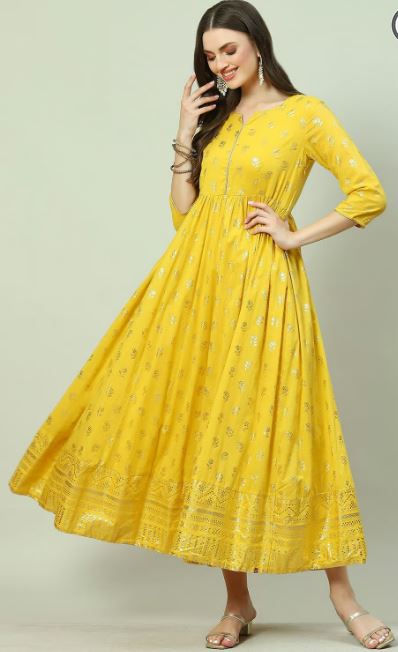 Thumbnail: Blue | Golden Print | Cotton