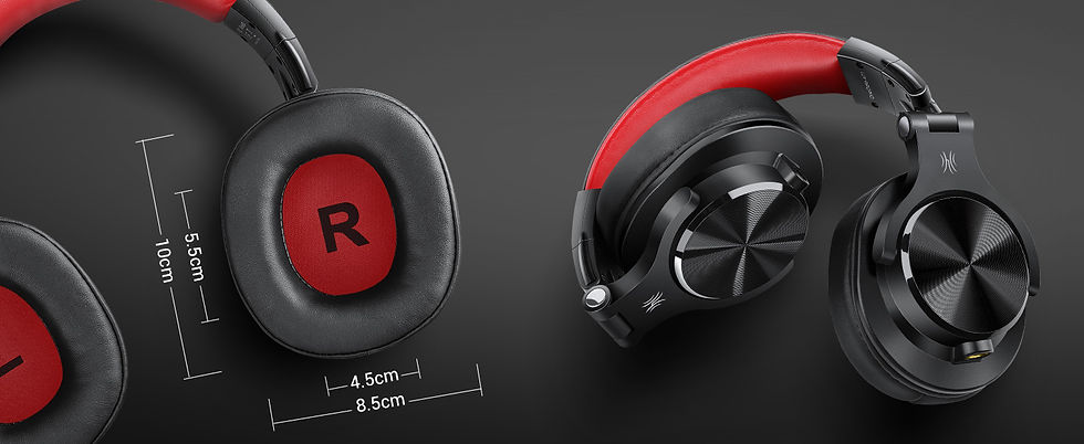 Thumbnail: Oneodio A71 Original Studio DJ Headphones Portable Wired Headset With Music Shar