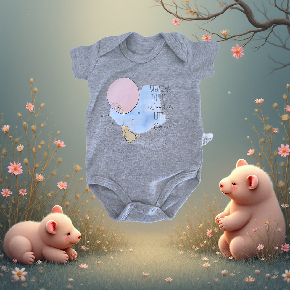 Babybody 'Welcome World' Vorderseite