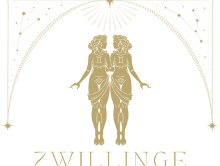Illustration des Sonnenzeichens Zwillinge – symbolisiert Wandel, Leichtigkeit und innere Neuausrichtung