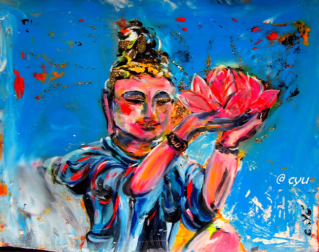 bouddha au lotus cyu n4 2017m.JPG