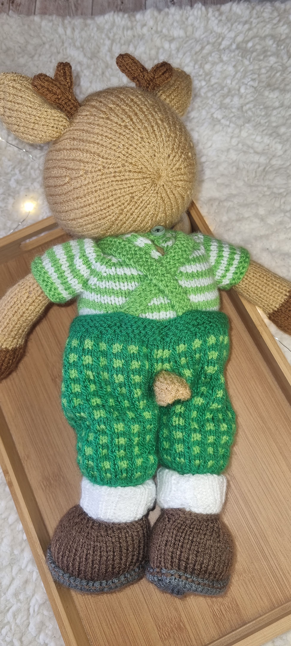 Thumbnail: Rupert the Reindeer Knitting Pattern PDF