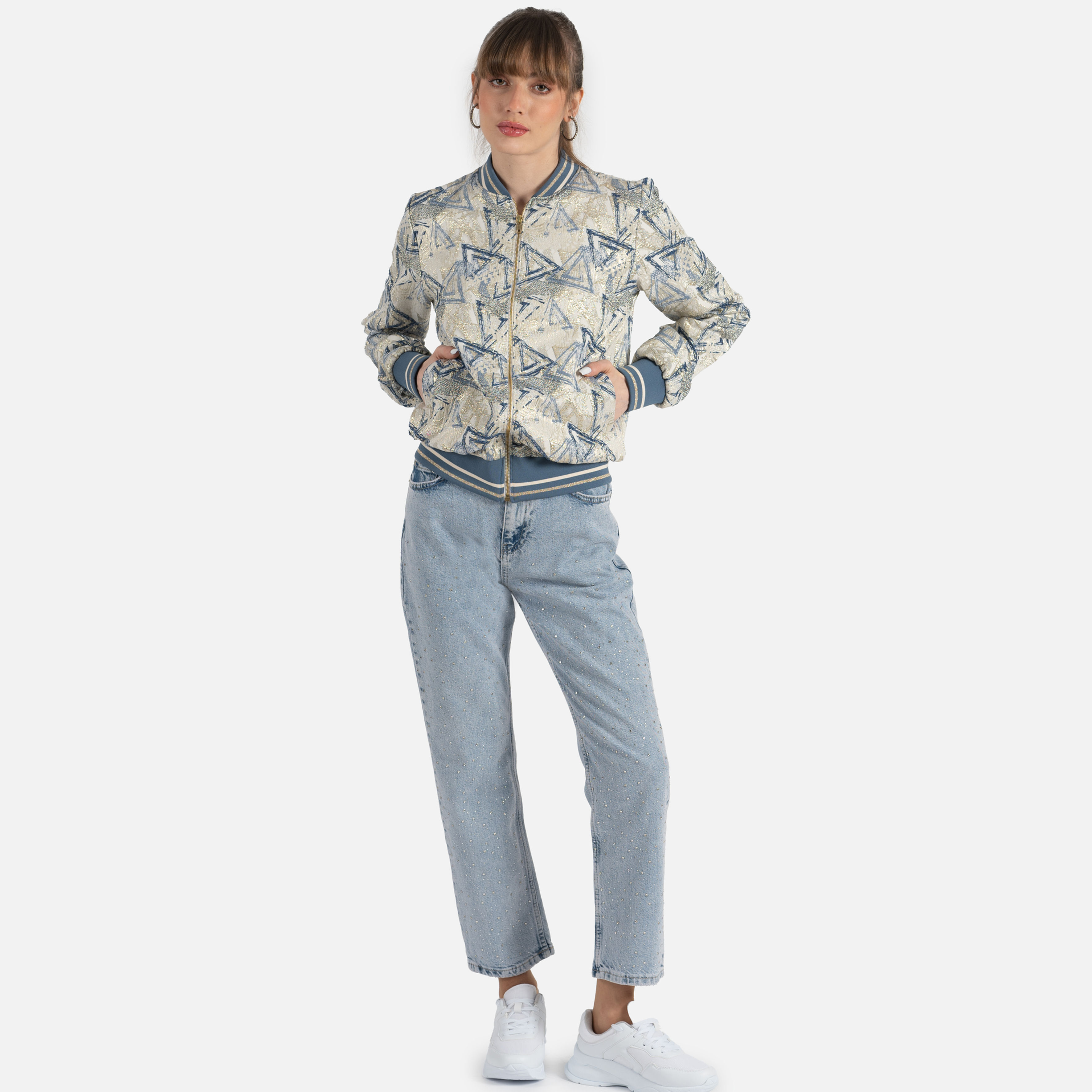 MOM FIT TAŞLI JEAN PANTOLON