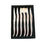 Miniature : Coffret de 6 couteaux Laguiole, manche inox, Fabrication Française.