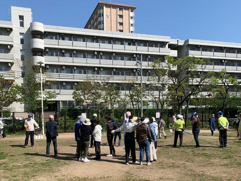 輪投げ大会in港島