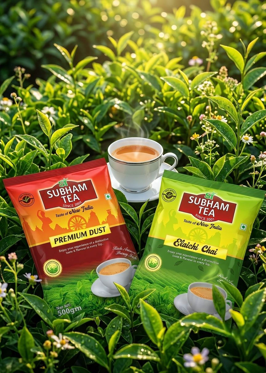 active and elaichi tea packets hovered on tea gardens.jpg