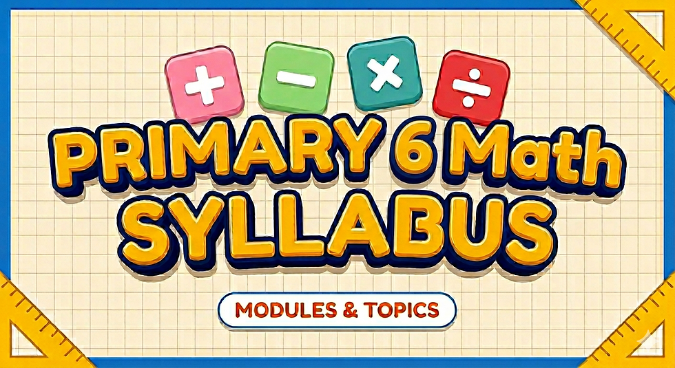 Primary 6 Math in Singapore: Ratio, Algebra, and the Road to PSLE