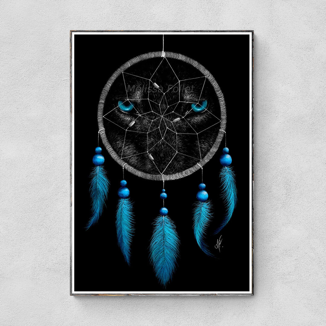 SONGES | 30 x 45 cm, tirage sur papier d'art, attrape-rêves