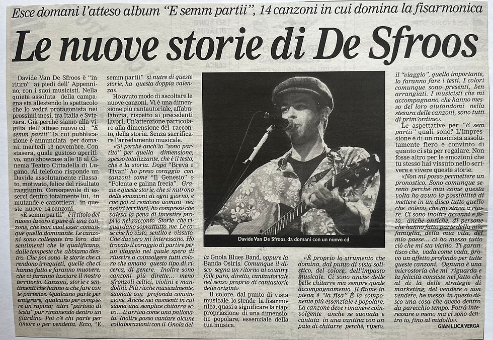 La Regione - 2001