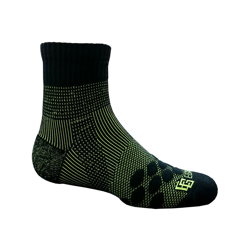 縮圖：P83 中統多功8字繃帶運動襪AIR(螢光綠)