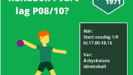 ungdomsträningen kör igång för pojkar födda 2008-2010