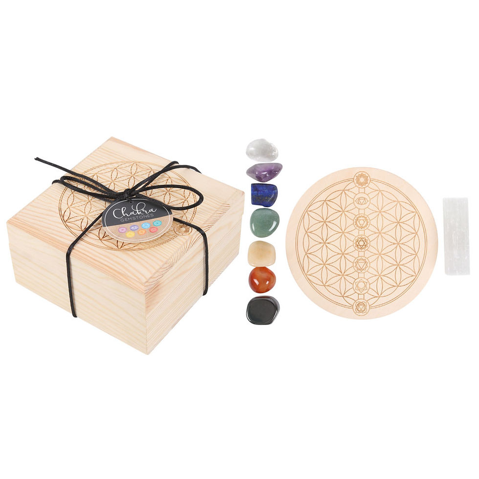Thumbnail: Chakra Crystal Healing Grid Gift Set