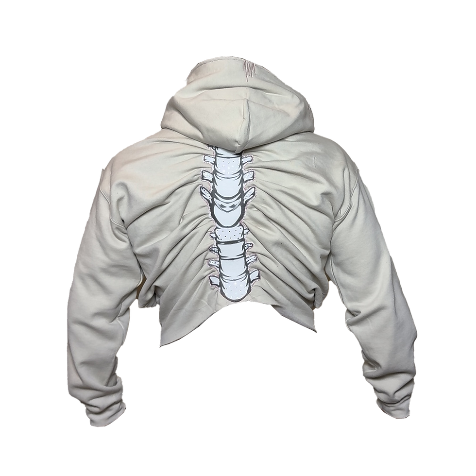 Thumbnail: Diamond Spine Scrunch Hoodie