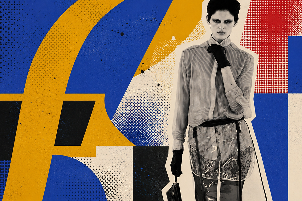 How Haider Ackerman Is Using PVC To Reinvent The Power Skirt