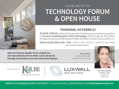 VIG Technology Forum & Open House October 23rd, 2025