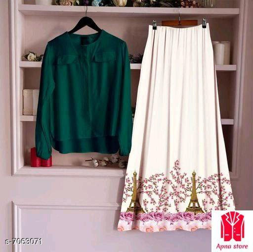Thumbnail: Anshu Versatile 14 kg Rayon &nbsp;Women's Top &amp; Bottom Sets