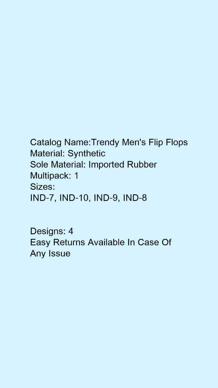 Thumbnail: Trendy Men's Flip Flops