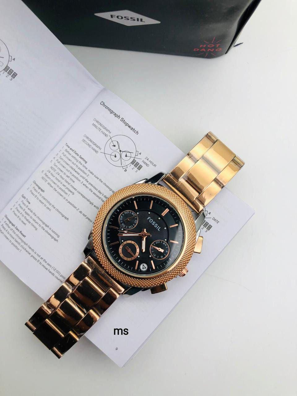 Thumbnail: Women rose gold watch