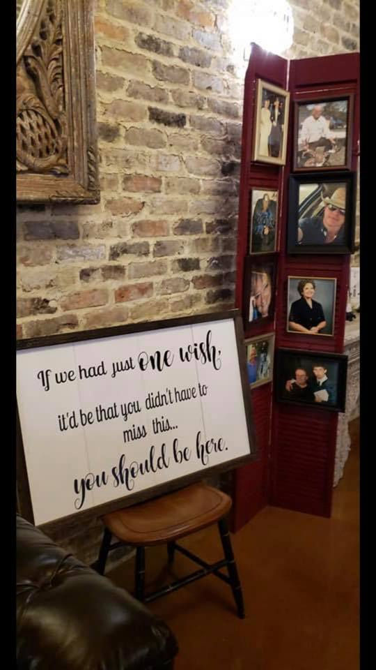 Thumbnail: IN MEMORY OF LARGE WOODEN SIGN