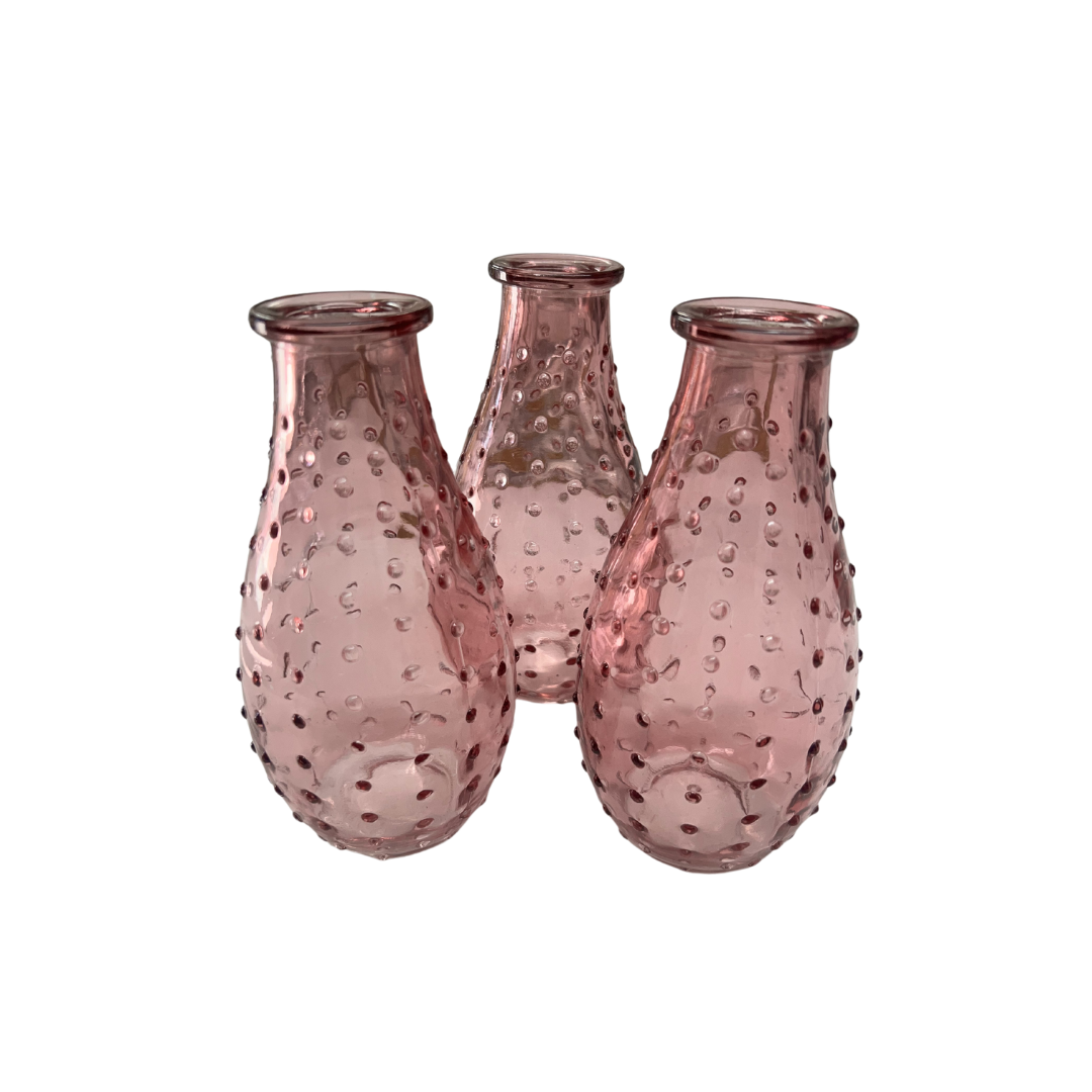PINK BUD VASES