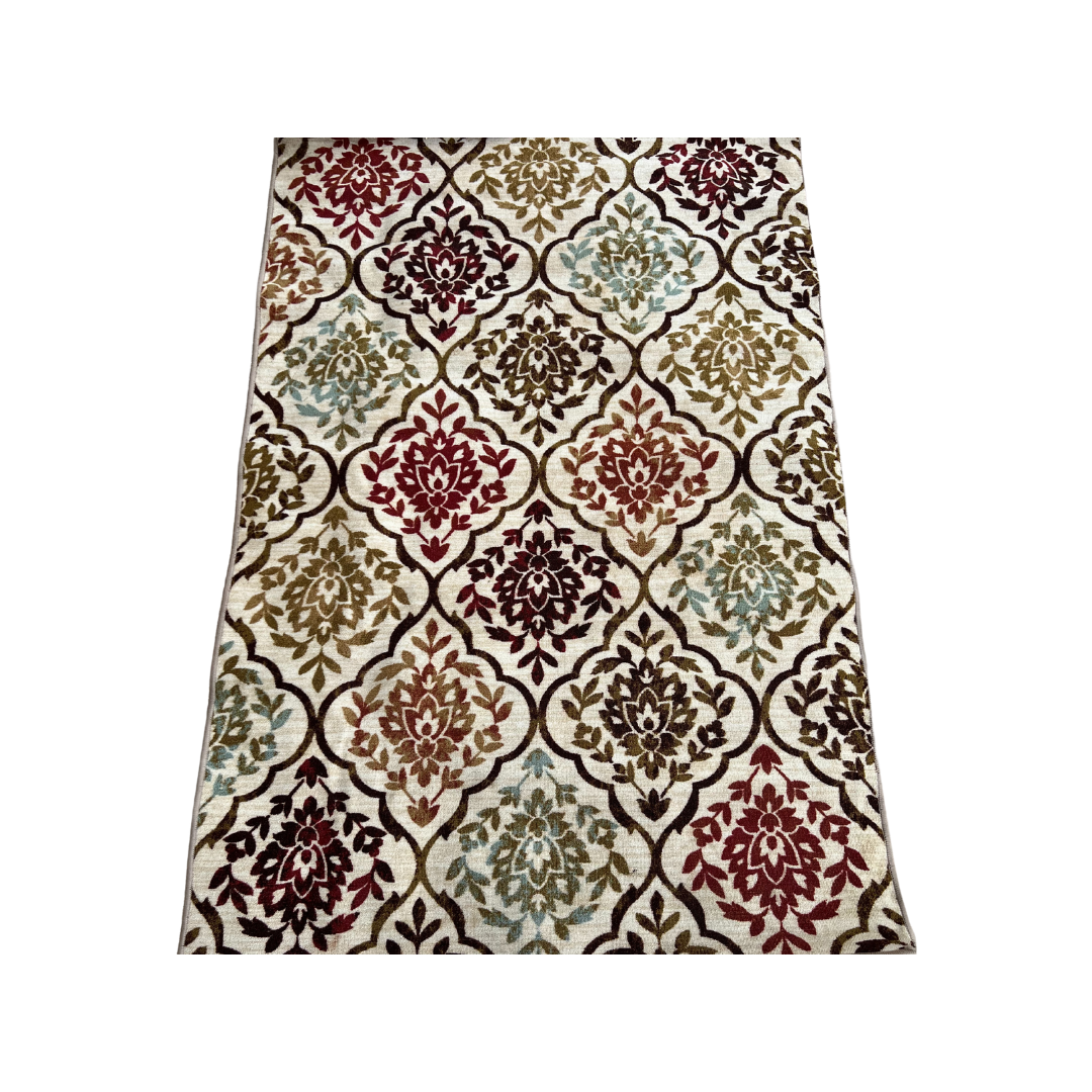FLORAL MAROON RUG