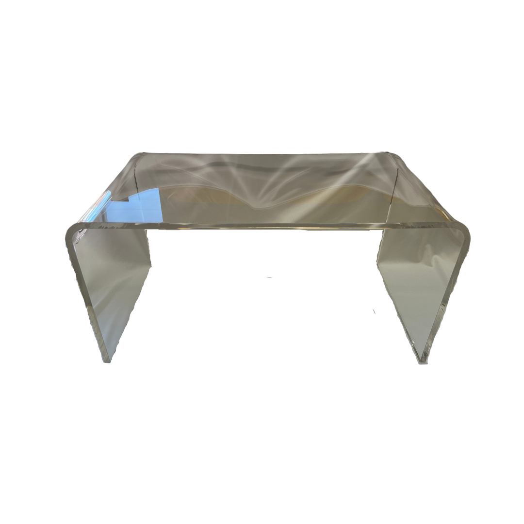 CLEAR COFFEE TABLE