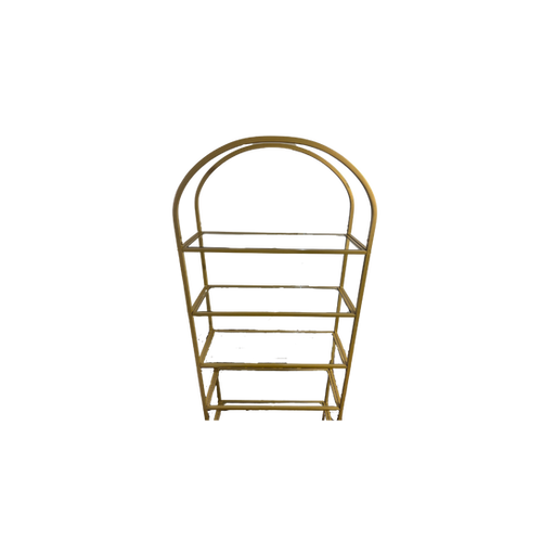 GOLD GLASS SHELVING UNIT The Perfect Day