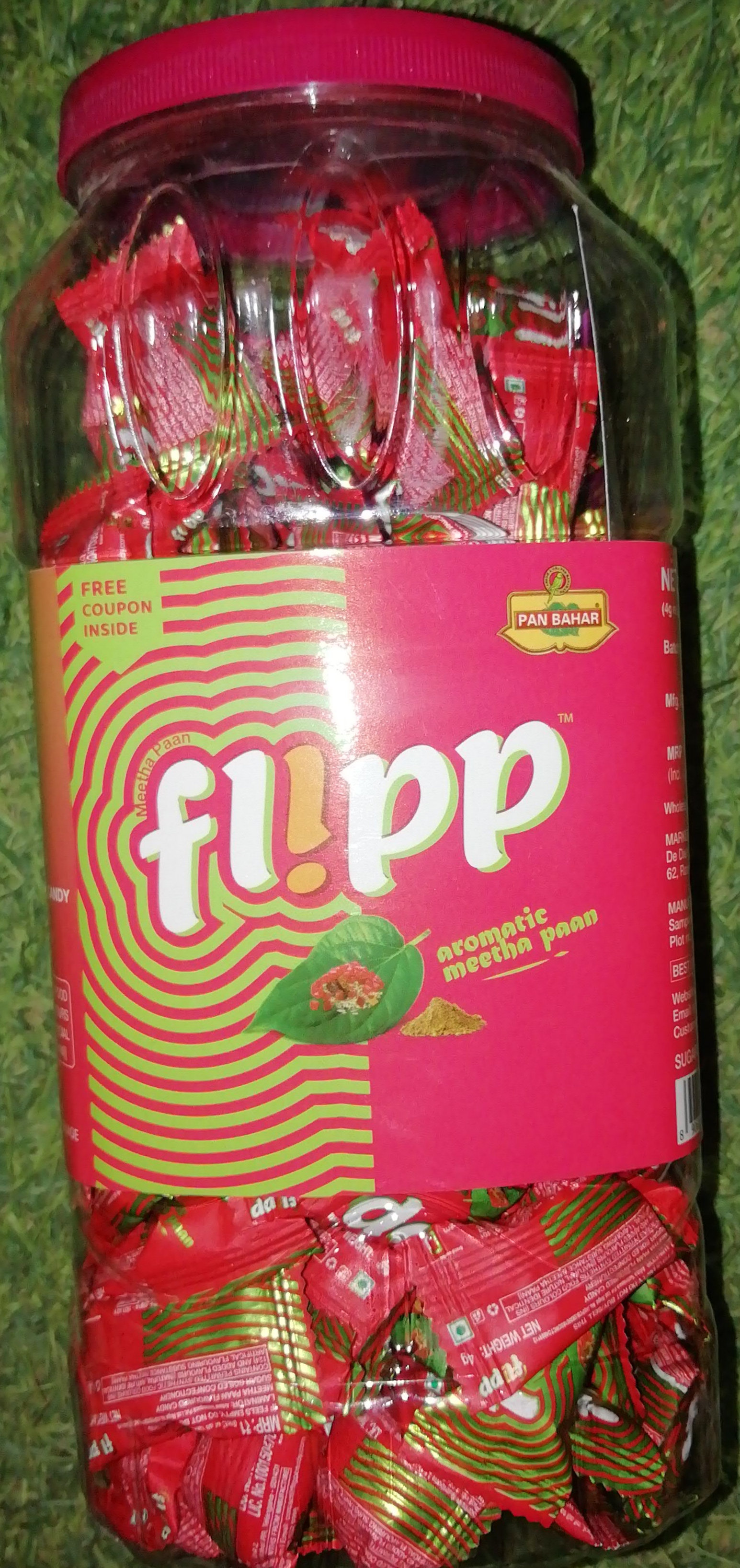 Flipp Meetha Paan Candy Jar Of 130 Badaun Mart