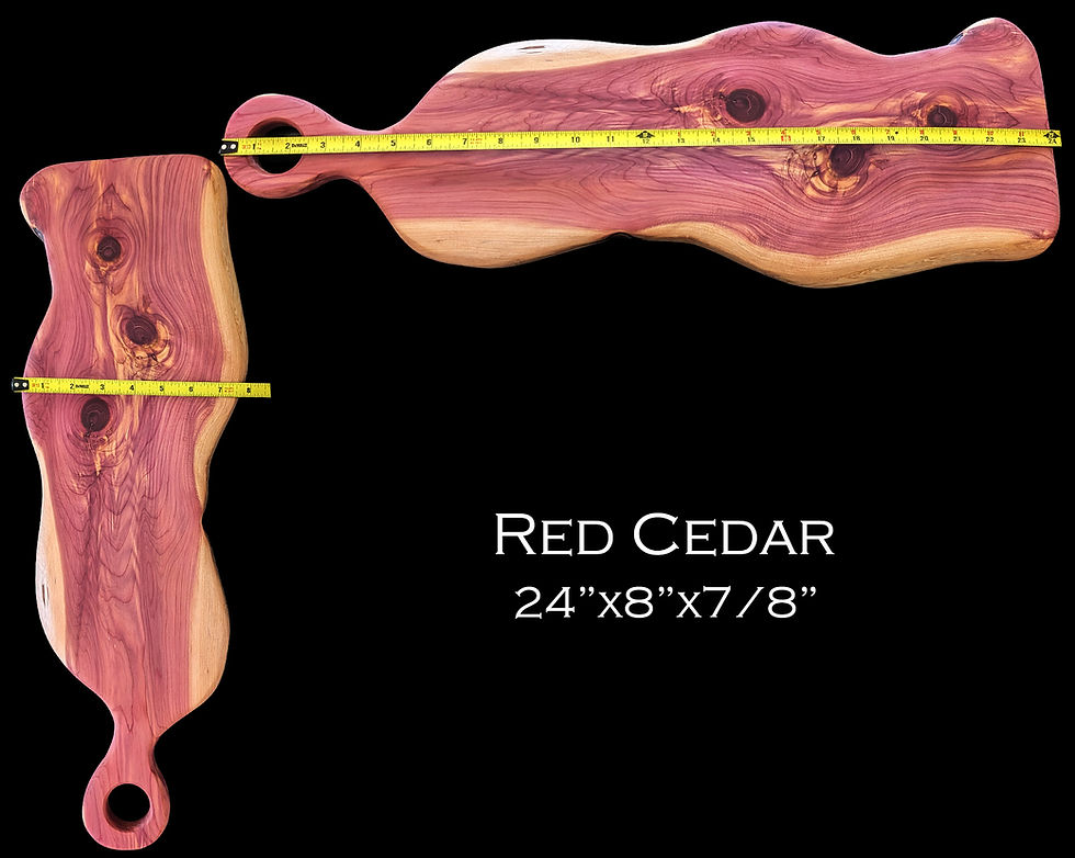 Thumbnail: Red Cedar "Flow" Serving Board