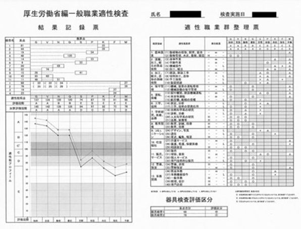 労働省編　職業適性検査器具セット 労働省編 職業適性検査器具セット 一般職業適性検査［事業所用］（手腕