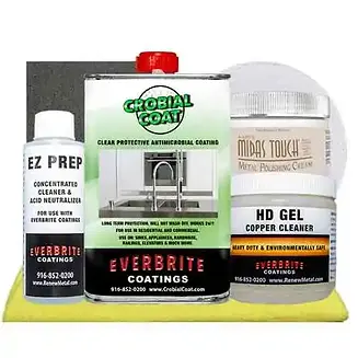 CrobialCoat Kit for large or kitchen sinks. 