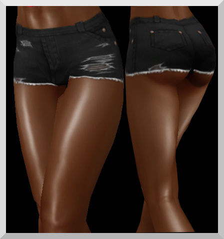 Classic Denim Short - Black