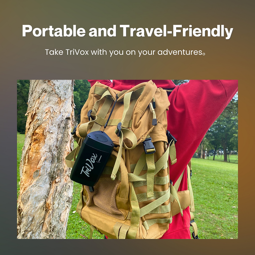 Thumbnail: TriVox - Triangle Bluetooth Wireless Portable Speaker