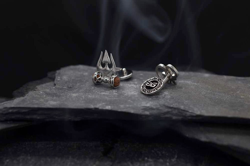 Miniatura: Om Shanti Cufflinks